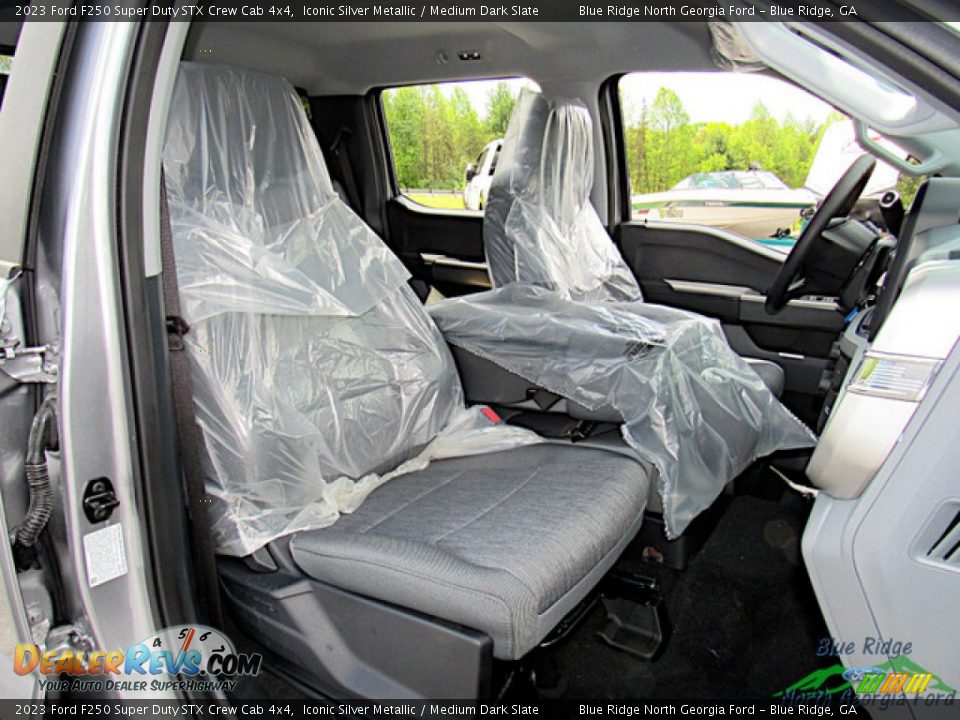 Front Seat of 2023 Ford F250 Super Duty STX Crew Cab 4x4 Photo #12