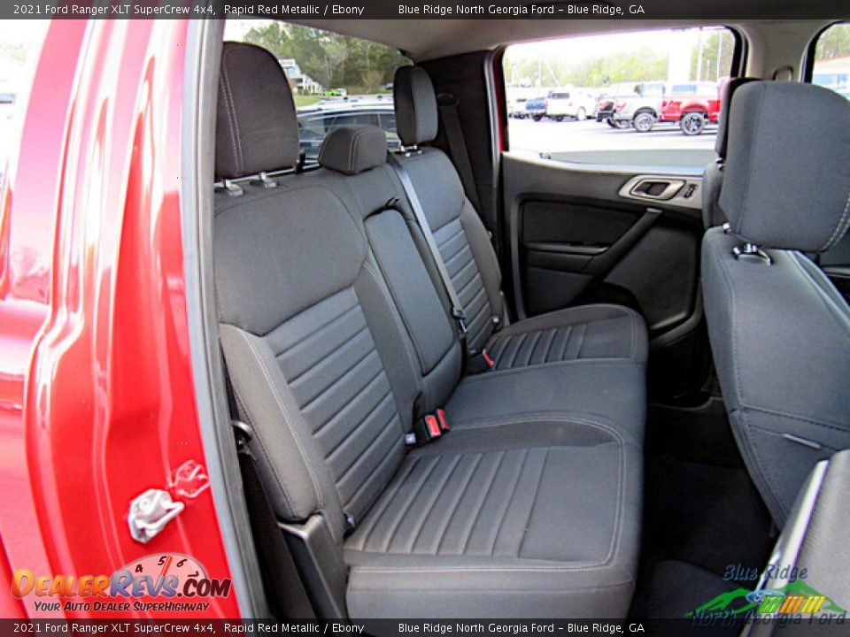 2021 Ford Ranger XLT SuperCrew 4x4 Rapid Red Metallic / Ebony Photo #13