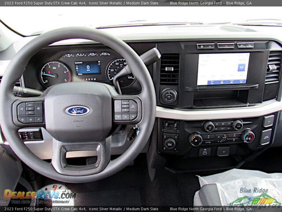 Dashboard of 2023 Ford F250 Super Duty STX Crew Cab 4x4 Photo #15