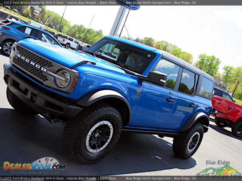 2023 Ford Bronco Badlands 4X4 4-Door Velocity Blue Metallic / Black Onyx Photo #26
