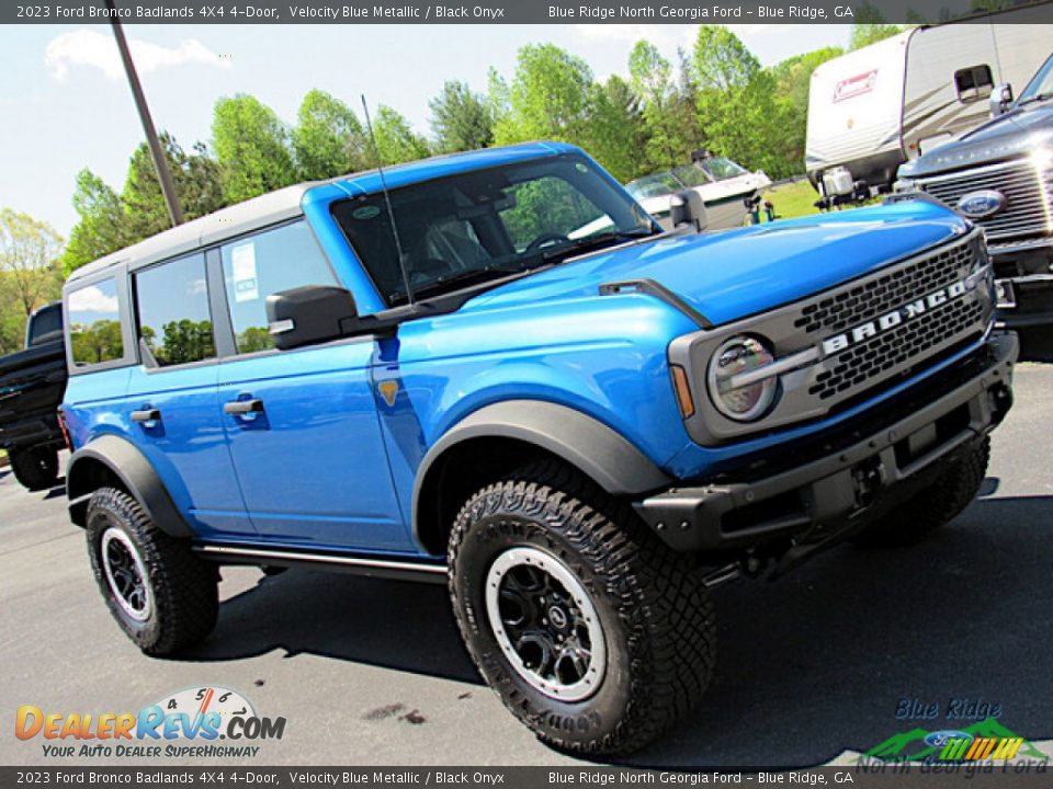 2023 Ford Bronco Badlands 4X4 4-Door Velocity Blue Metallic / Black Onyx Photo #27
