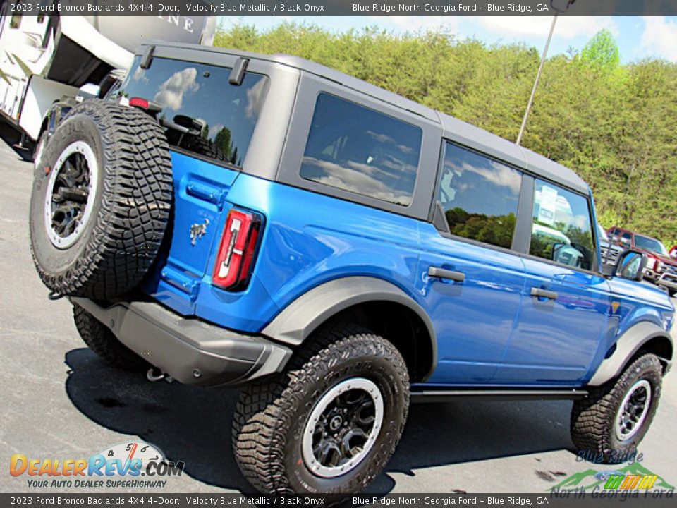 2023 Ford Bronco Badlands 4X4 4-Door Velocity Blue Metallic / Black Onyx Photo #28