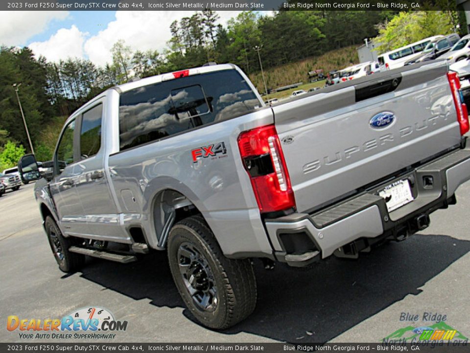 2023 Ford F250 Super Duty STX Crew Cab 4x4 Iconic Silver Metallic / Medium Dark Slate Photo #30