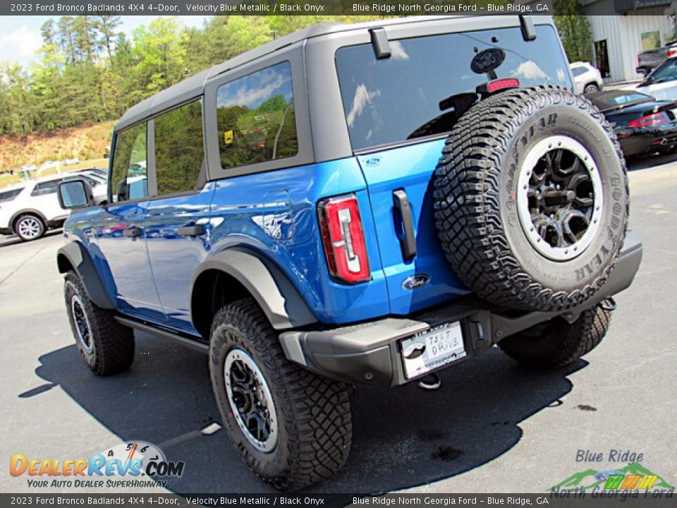 2023 Ford Bronco Badlands 4X4 4-Door Velocity Blue Metallic / Black Onyx Photo #29