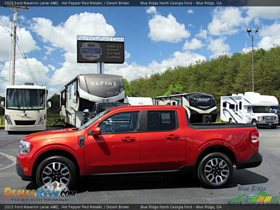 Hot Pepper Red Metallic 2023 Ford Maverick Lariat AWD Photo #2