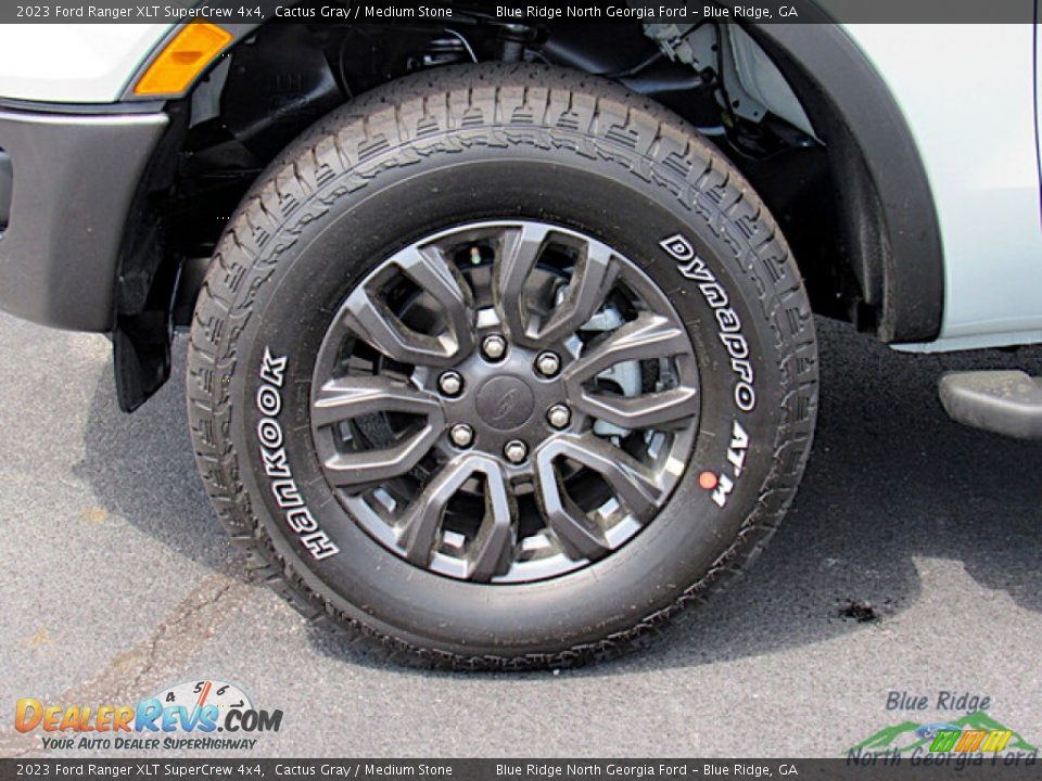 2023 Ford Ranger XLT SuperCrew 4x4 Cactus Gray / Medium Stone Photo #9