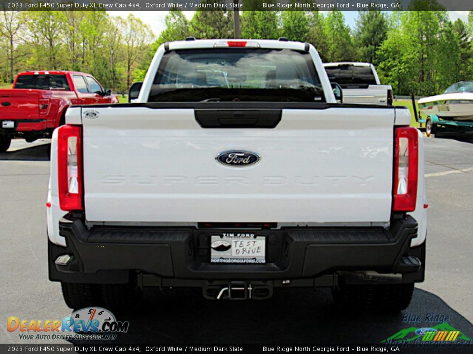 2023 Ford F450 Super Duty XL Crew Cab 4x4 Oxford White / Medium Dark Slate Photo #4