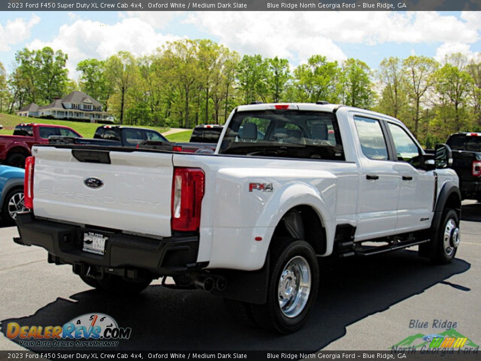 2023 Ford F450 Super Duty XL Crew Cab 4x4 Oxford White / Medium Dark Slate Photo #5