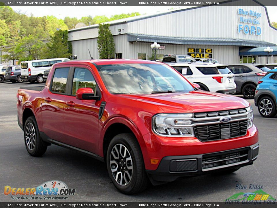 Hot Pepper Red Metallic 2023 Ford Maverick Lariat AWD Photo #7