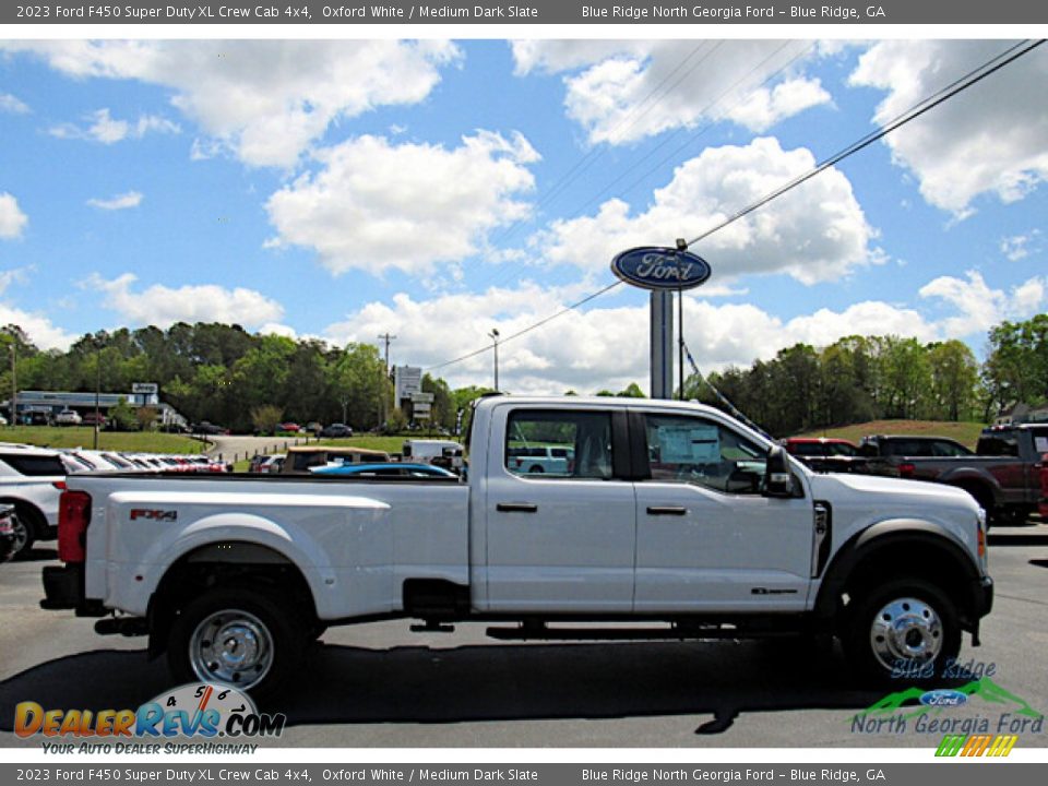 2023 Ford F450 Super Duty XL Crew Cab 4x4 Oxford White / Medium Dark Slate Photo #6