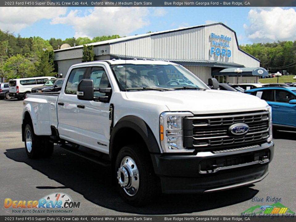 2023 Ford F450 Super Duty XL Crew Cab 4x4 Oxford White / Medium Dark Slate Photo #7