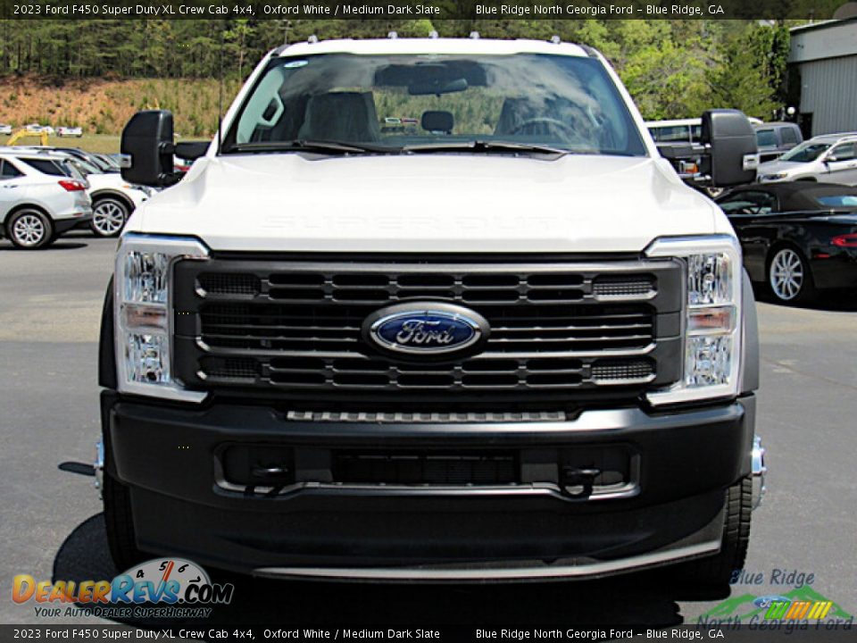 2023 Ford F450 Super Duty XL Crew Cab 4x4 Oxford White / Medium Dark Slate Photo #8