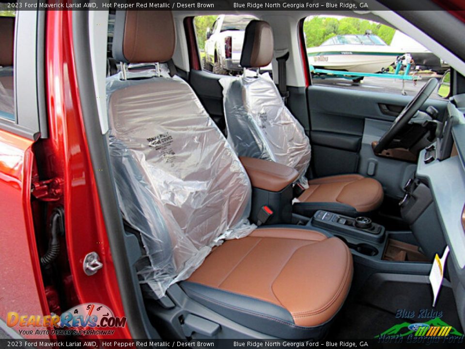 Desert Brown Interior - 2023 Ford Maverick Lariat AWD Photo #12