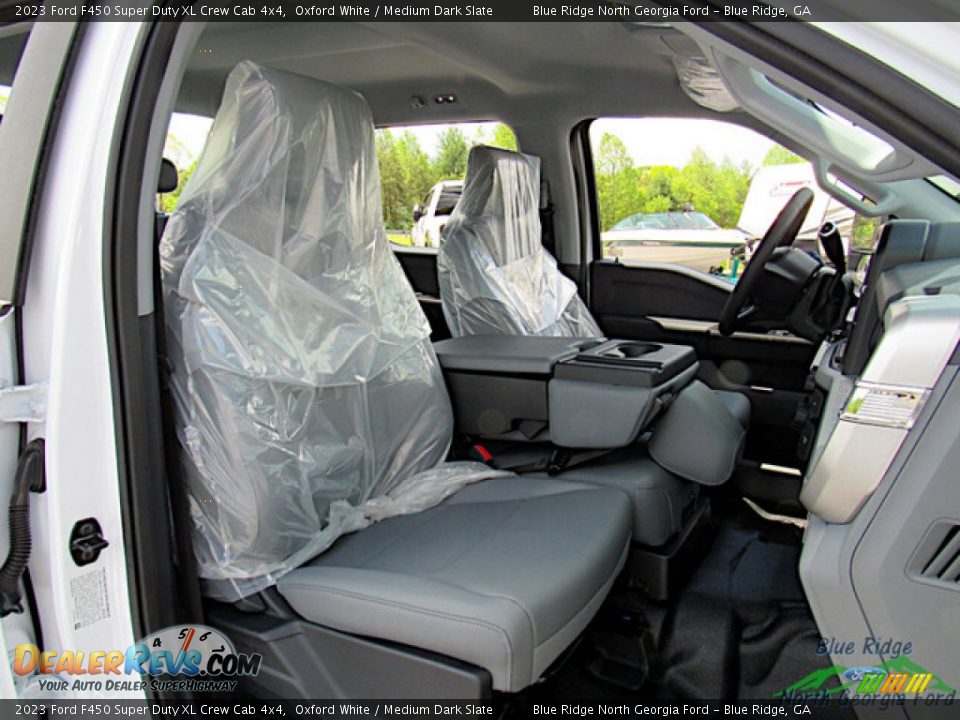 Front Seat of 2023 Ford F450 Super Duty XL Crew Cab 4x4 Photo #12