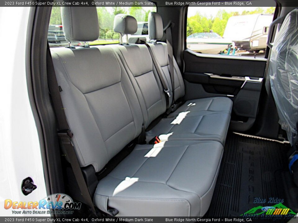 Rear Seat of 2023 Ford F450 Super Duty XL Crew Cab 4x4 Photo #13