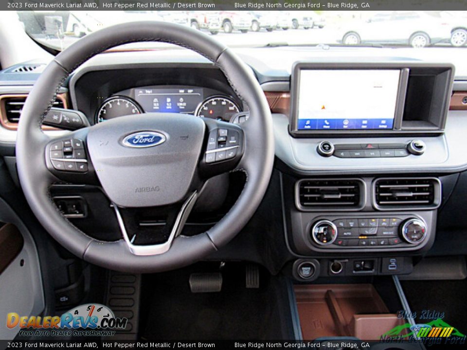 Dashboard of 2023 Ford Maverick Lariat AWD Photo #15