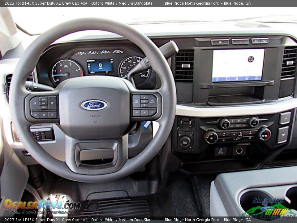 Dashboard of 2023 Ford F450 Super Duty XL Crew Cab 4x4 Photo #15