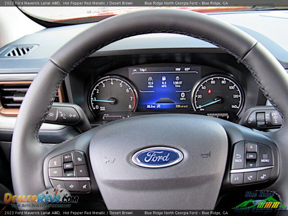 2023 Ford Maverick Lariat AWD Steering Wheel Photo #18