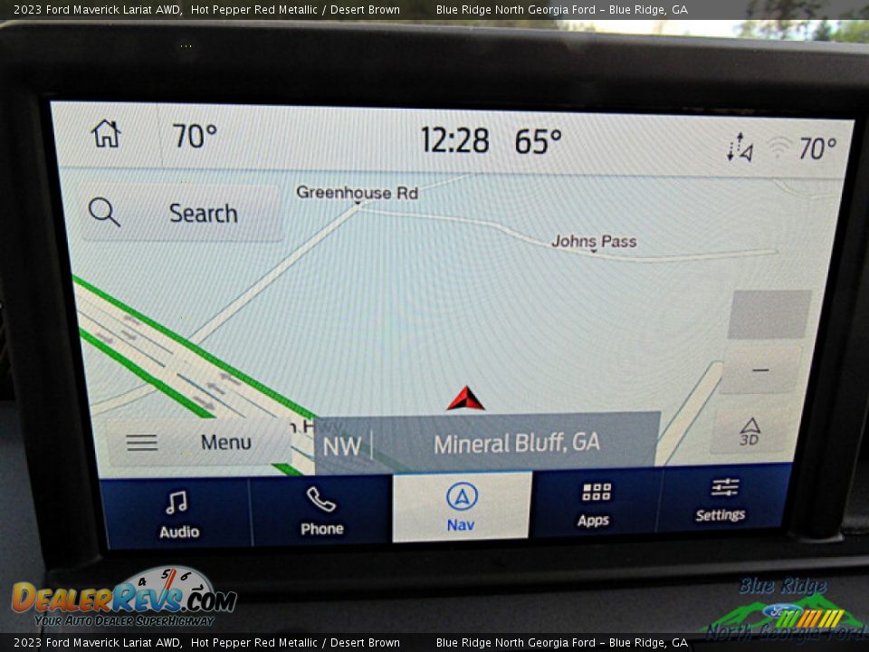 2023 Ford Maverick Lariat AWD Hot Pepper Red Metallic / Desert Brown Photo #20