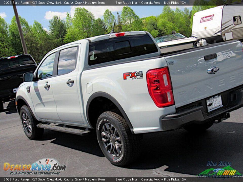 2023 Ford Ranger XLT SuperCrew 4x4 Cactus Gray / Medium Stone Photo #29