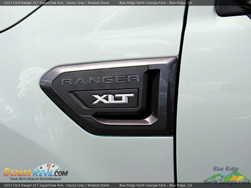 2023 Ford Ranger XLT SuperCrew 4x4 Cactus Gray / Medium Stone Photo #30