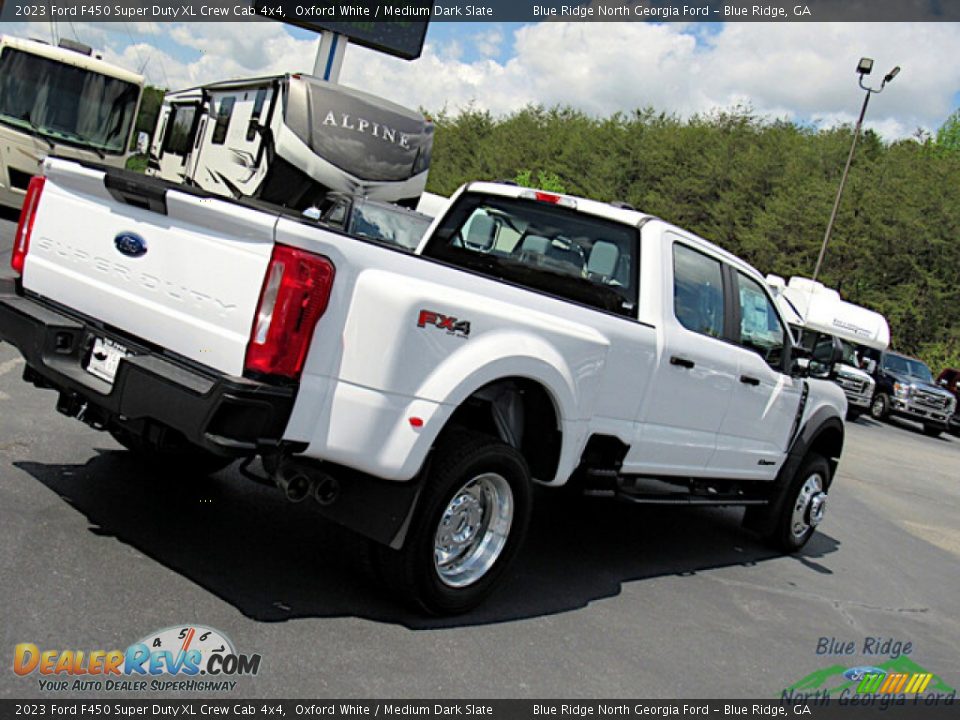 2023 Ford F450 Super Duty XL Crew Cab 4x4 Oxford White / Medium Dark Slate Photo #28