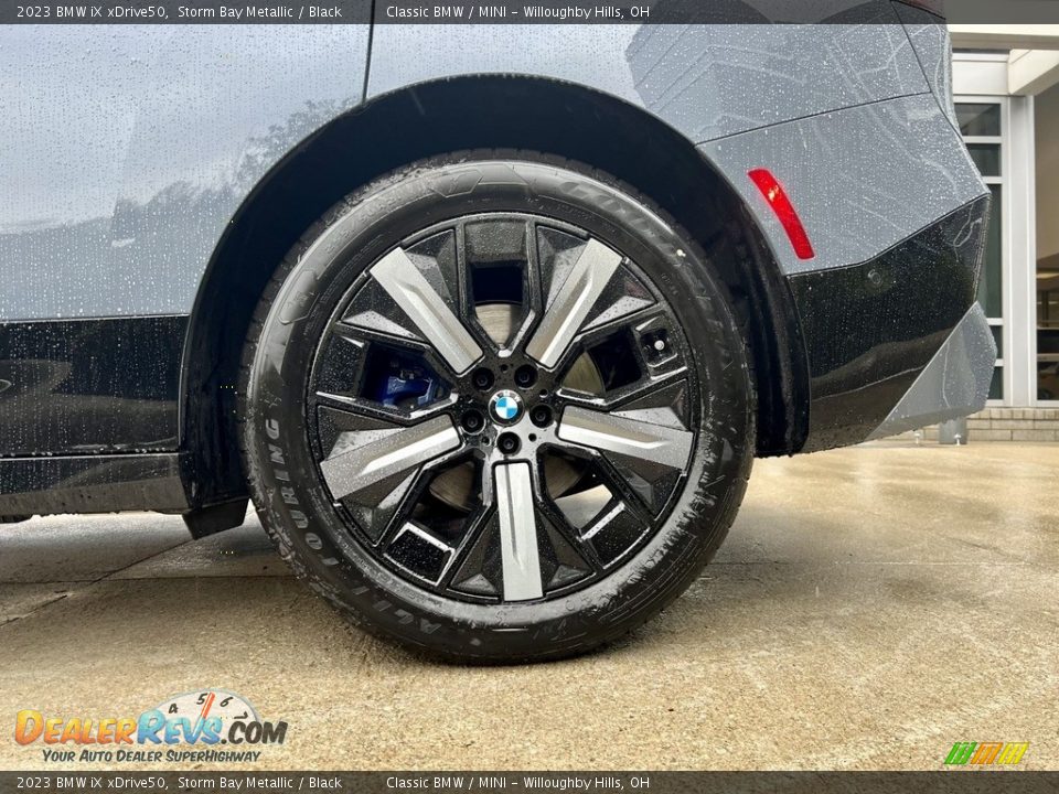 2023 BMW iX xDrive50 Storm Bay Metallic / Black Photo #2