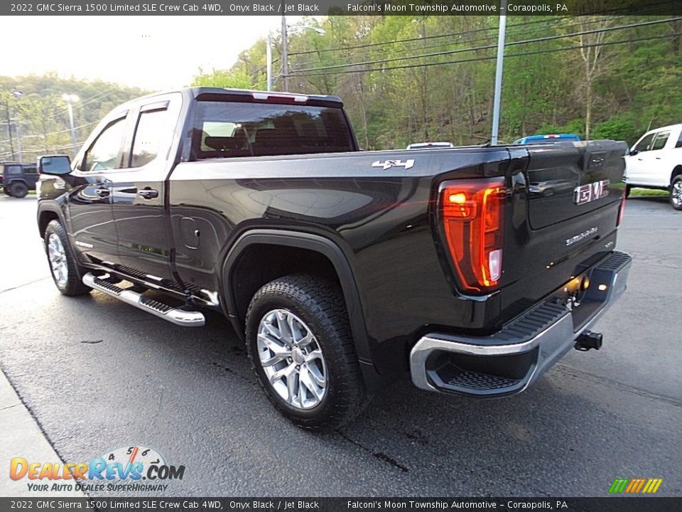 2022 GMC Sierra 1500 Limited SLE Crew Cab 4WD Onyx Black / Jet Black Photo #5