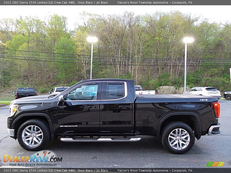 2022 GMC Sierra 1500 Limited SLE Crew Cab 4WD Onyx Black / Jet Black Photo #6