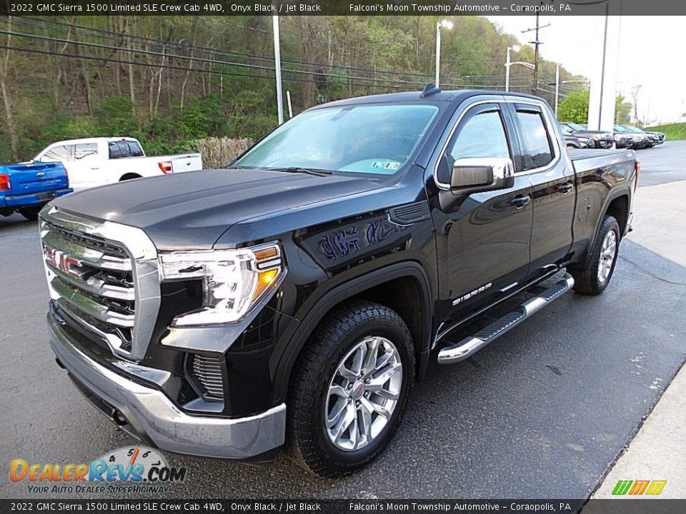 2022 GMC Sierra 1500 Limited SLE Crew Cab 4WD Onyx Black / Jet Black Photo #7