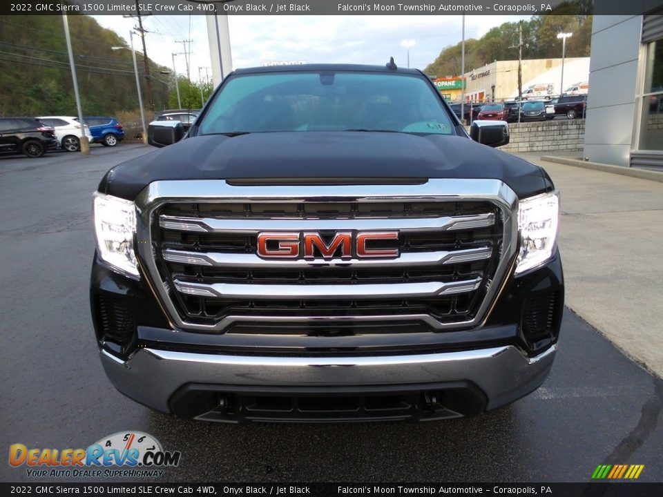 2022 GMC Sierra 1500 Limited SLE Crew Cab 4WD Onyx Black / Jet Black Photo #8