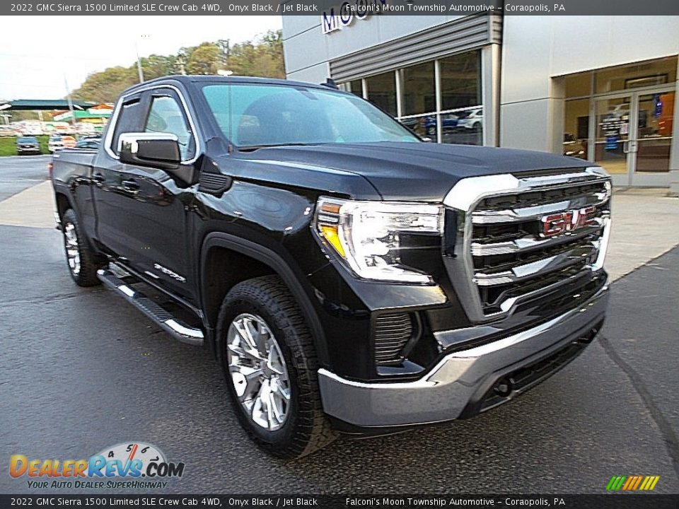 2022 GMC Sierra 1500 Limited SLE Crew Cab 4WD Onyx Black / Jet Black Photo #9