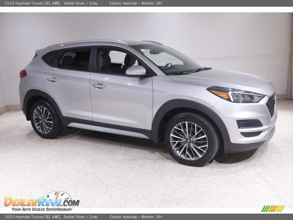 Stellar Silver 2020 Hyundai Tucson SEL AWD Photo #1