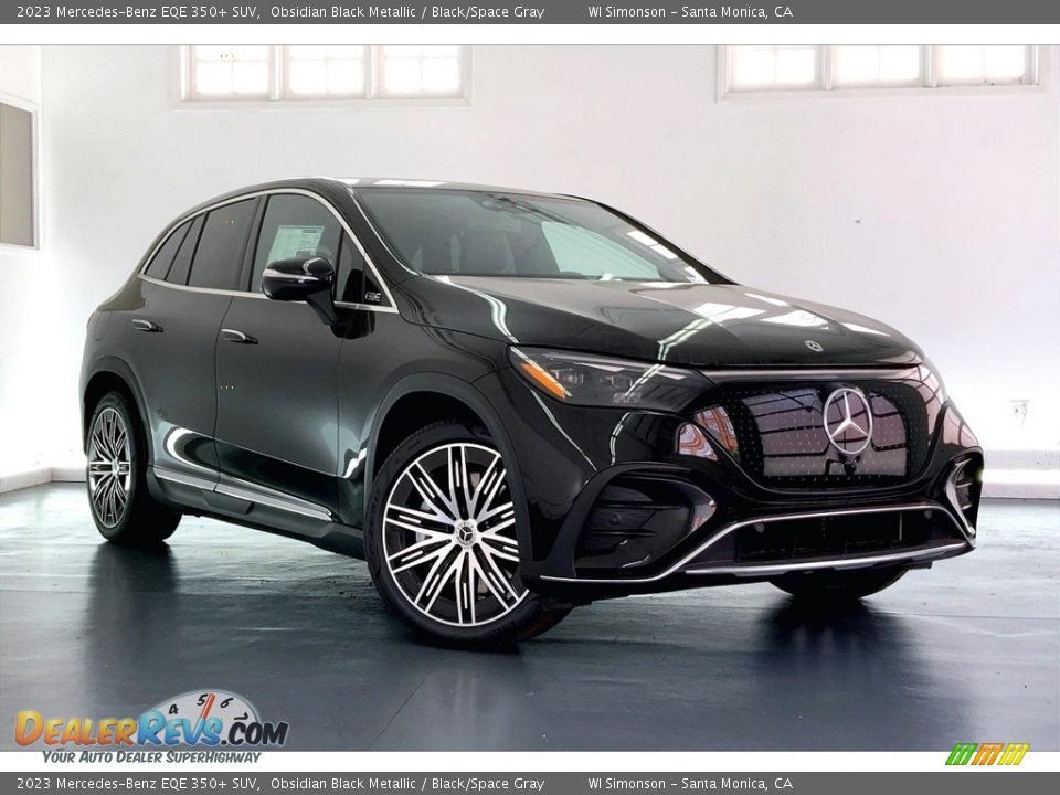 2023 Mercedes-Benz EQE 350+ SUV Obsidian Black Metallic / Black/Space Gray Photo #11