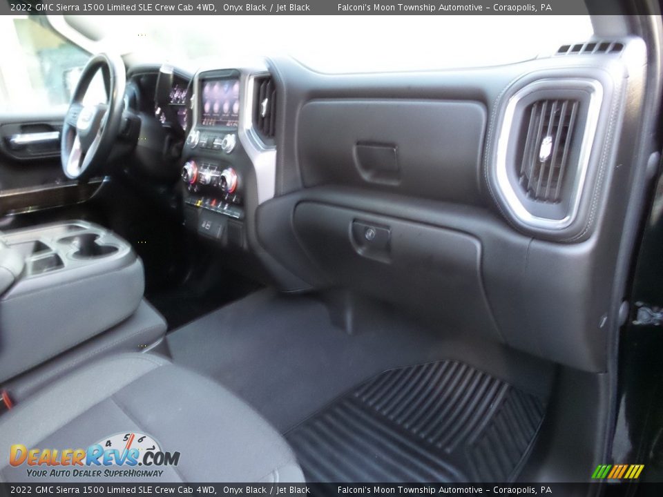 2022 GMC Sierra 1500 Limited SLE Crew Cab 4WD Onyx Black / Jet Black Photo #12