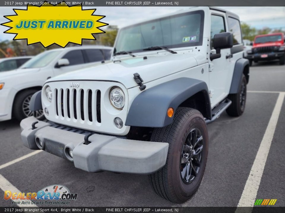 2017 Jeep Wrangler Sport 4x4 Bright White / Black Photo #1