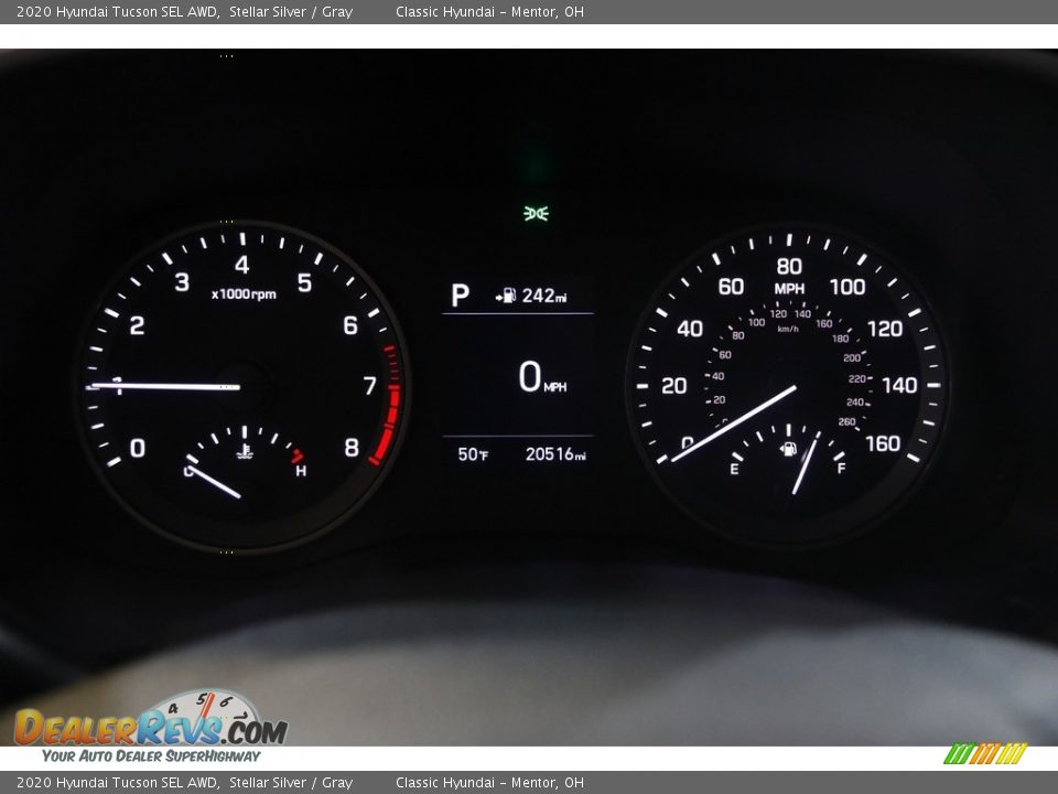 2020 Hyundai Tucson SEL AWD Gauges Photo #8