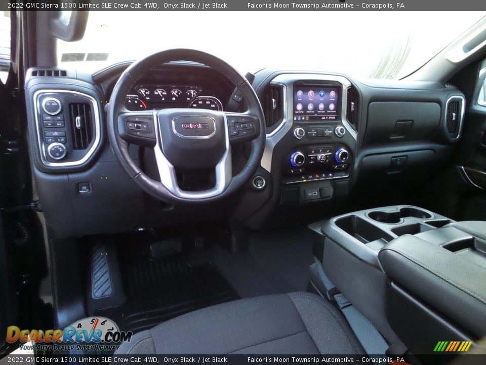 2022 GMC Sierra 1500 Limited SLE Crew Cab 4WD Onyx Black / Jet Black Photo #19