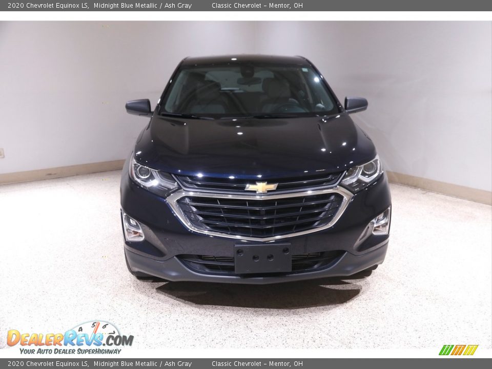 2020 Chevrolet Equinox LS Midnight Blue Metallic / Ash Gray Photo #2