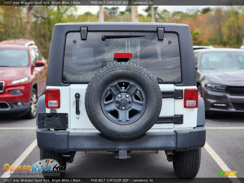 2017 Jeep Wrangler Sport 4x4 Bright White / Black Photo #6