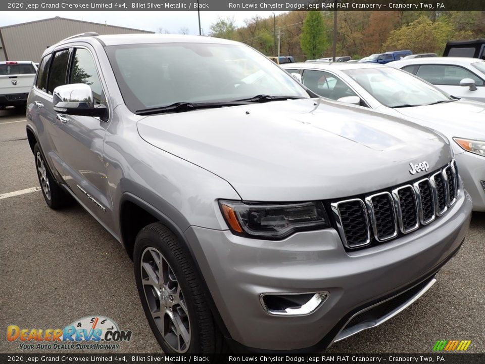 2020 Jeep Grand Cherokee Limited 4x4 Billet Silver Metallic / Black Photo #3