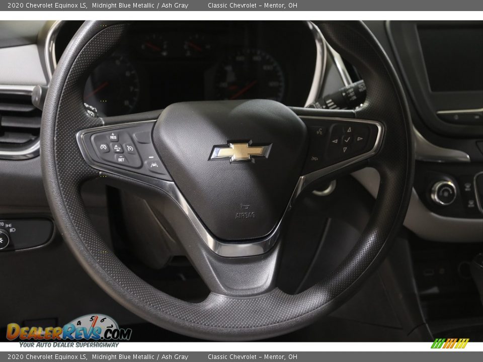 2020 Chevrolet Equinox LS Midnight Blue Metallic / Ash Gray Photo #7