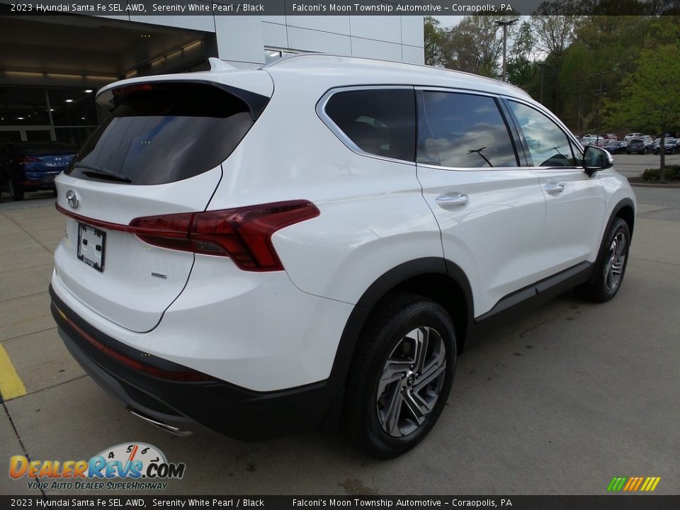 2023 Hyundai Santa Fe SEL AWD Serenity White Pearl / Black Photo #2