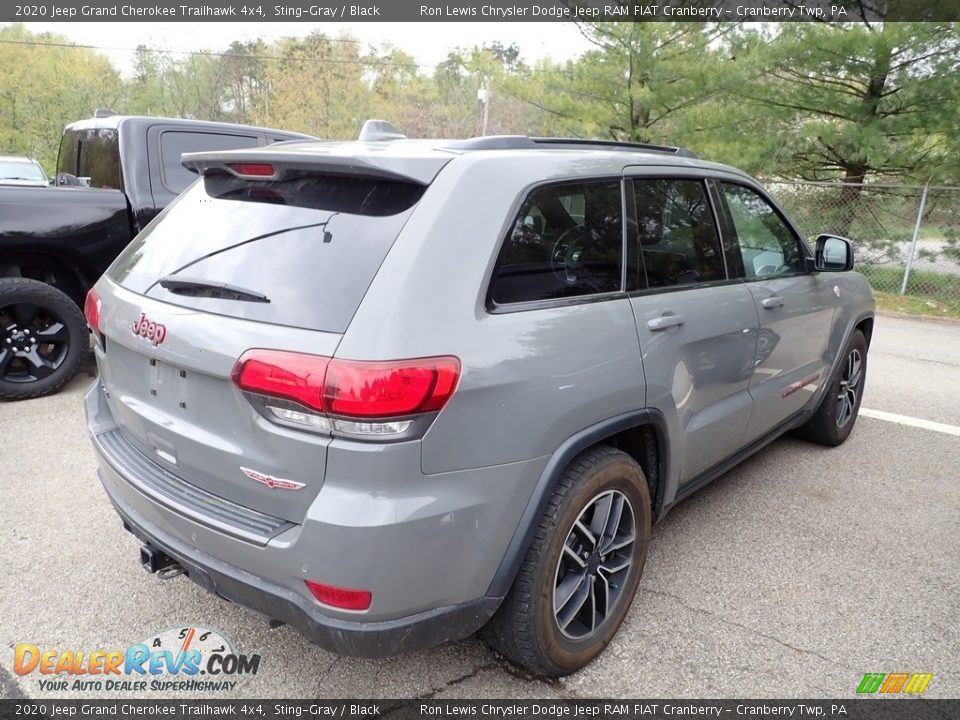 2020 Jeep Grand Cherokee Trailhawk 4x4 Sting-Gray / Black Photo #3