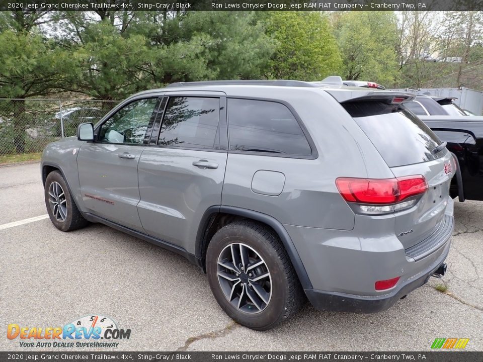 2020 Jeep Grand Cherokee Trailhawk 4x4 Sting-Gray / Black Photo #4