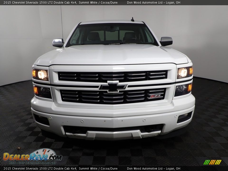 2015 Chevrolet Silverado 1500 LTZ Double Cab 4x4 Summit White / Cocoa/Dune Photo #6