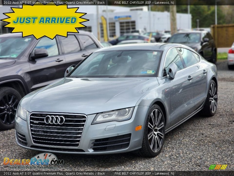 2012 Audi A7 3.0T quattro Premium Plus Quartz Grey Metallic / Black Photo #1