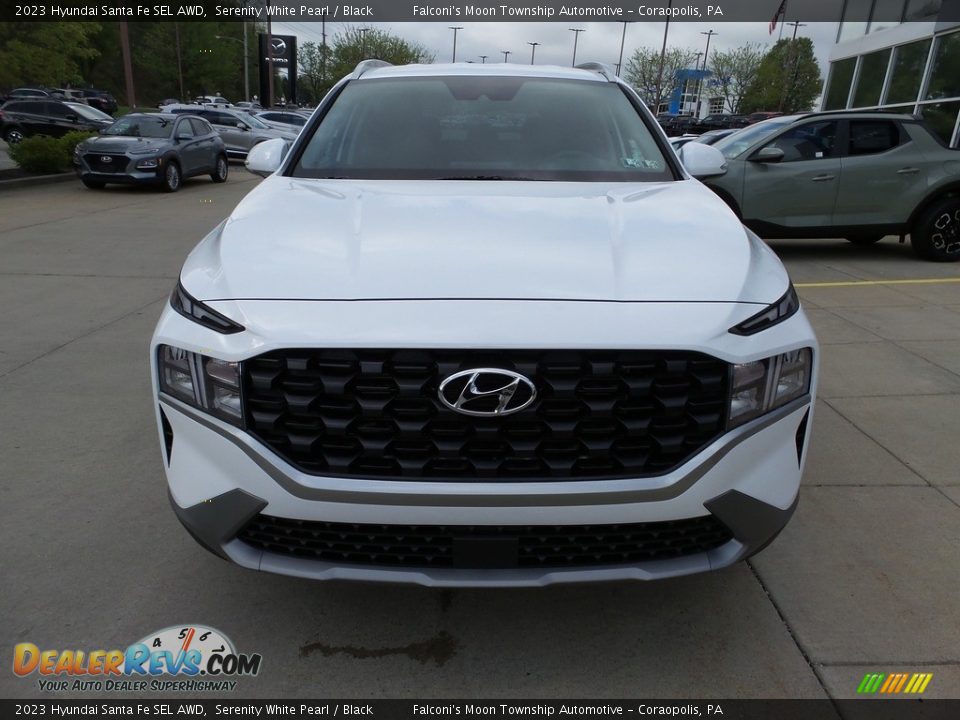 2023 Hyundai Santa Fe SEL AWD Serenity White Pearl / Black Photo #8