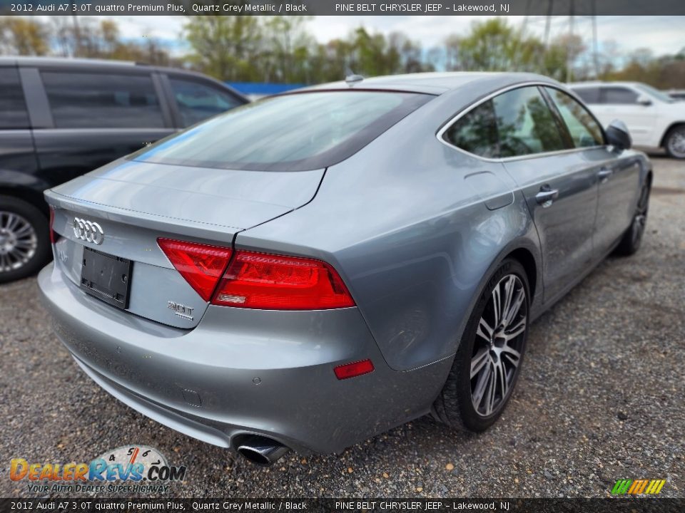 2012 Audi A7 3.0T quattro Premium Plus Quartz Grey Metallic / Black Photo #3