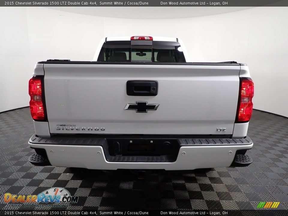 2015 Chevrolet Silverado 1500 LTZ Double Cab 4x4 Summit White / Cocoa/Dune Photo #9